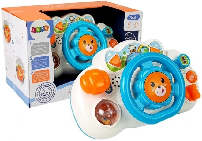 Interactief educatief stuur Baby Blue
