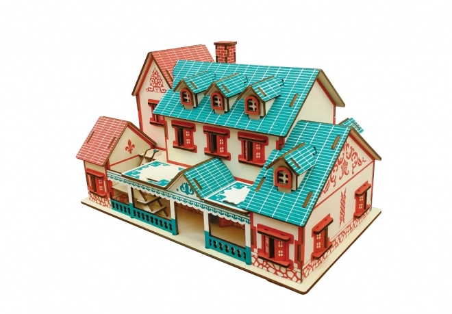 Woodcraft houten 3D puzzel Villa Narat