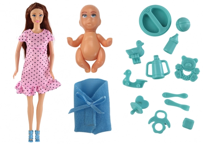 Pop in zwangerschap met accessoires
