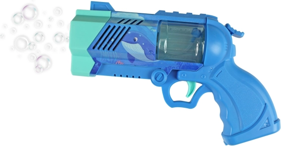 Bellenblaaspistool met licht – blauw