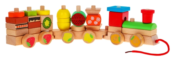 Kleurrijke trein voor creatieve ontwikkeling