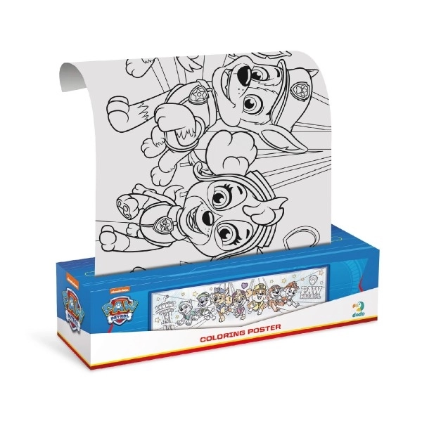 Inkleurbare poster Paw Patrol