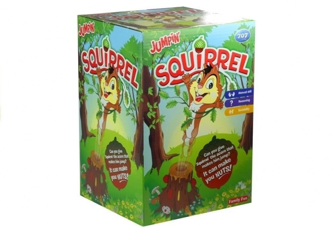 Springend spel met eekhoorns