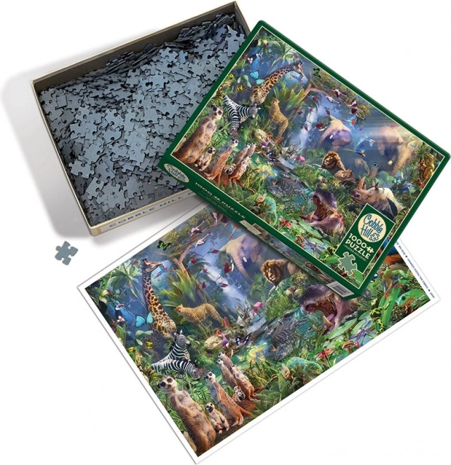 COBBLE HILL Puzzel In de jungle 1000 stukjes