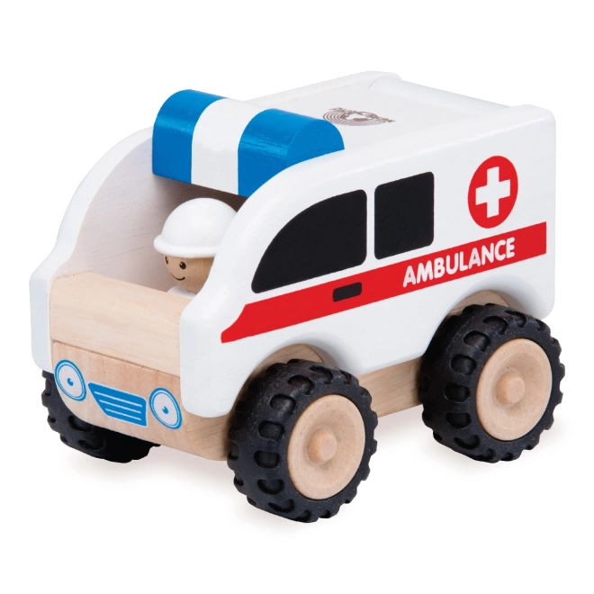 Wonderworld Houten mini ambulance