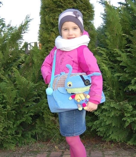 Kinder rugzak met pluchen monster EcoSnoopers