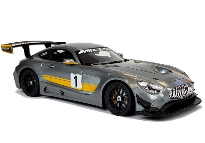 R/C auto Mercedes-AMG GT3 Rastar 1:14 grijs op afstand bestuurd