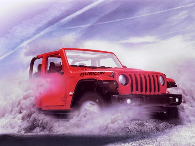 RC auto terrein Jeep Wrangler Rubicon Rastar