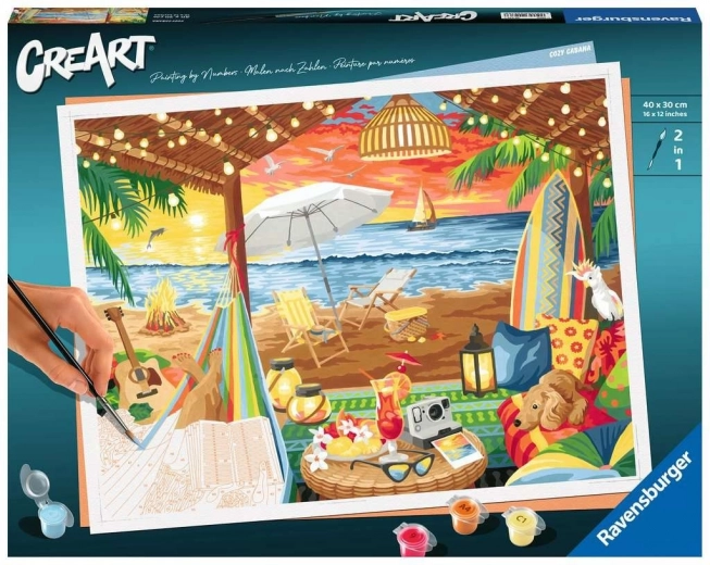 CreArt Schilderen Premium Serie B Strand