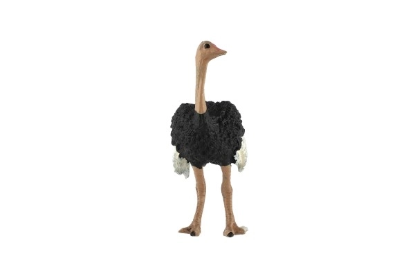 Struisvogel tweeteense zoetgegoten kunststof 11cm in zak