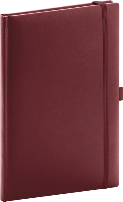 Agenda NOTIQUE Balacron met stippen bordeaux 15 x 21 cm