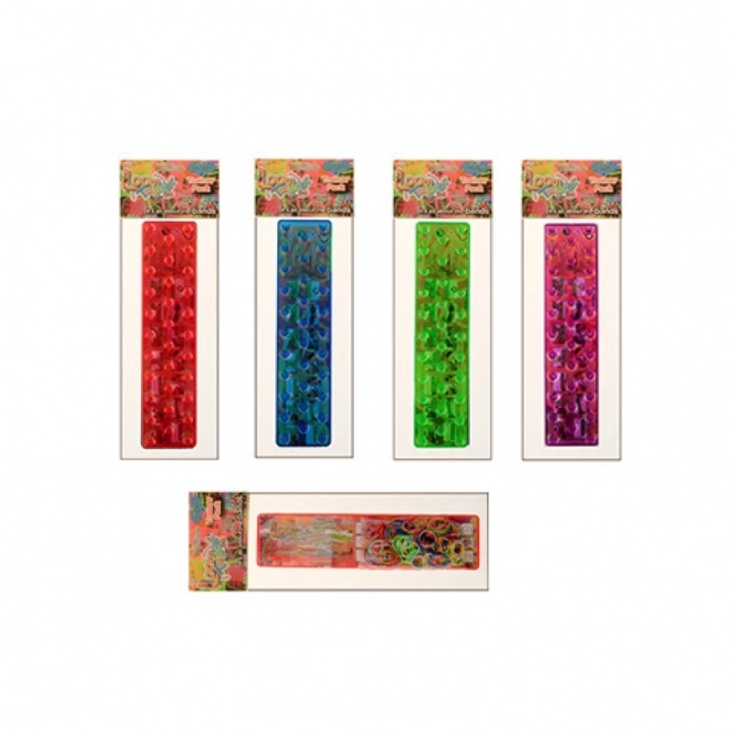 Loom set met 200 kleurrijke elastiekjes