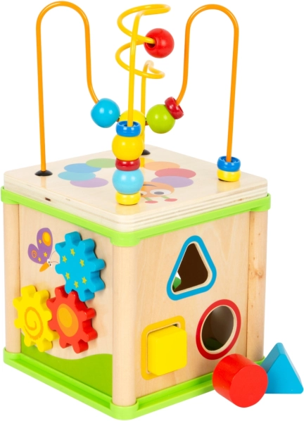 Houten motorieke kubus Weide small foot