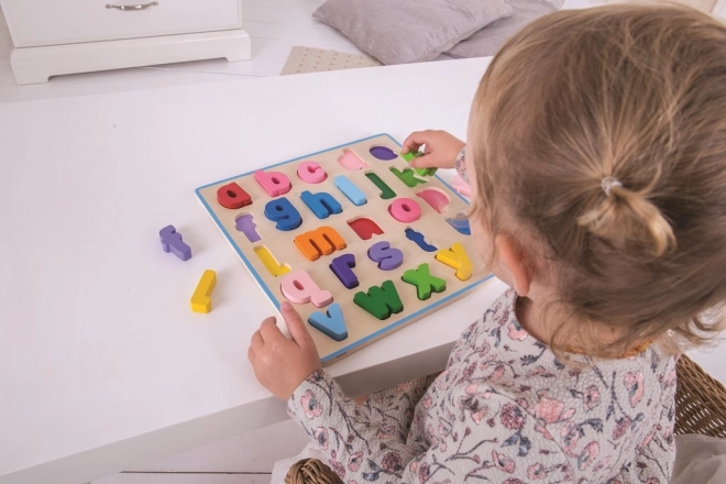 Bigjigs Baby Houten Puzzel Alfabet kleine letters