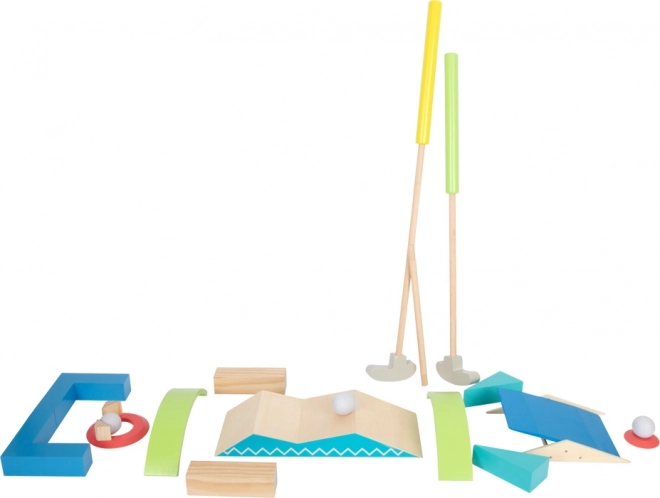 kinder minigolfset small foot Active van FSC-hout