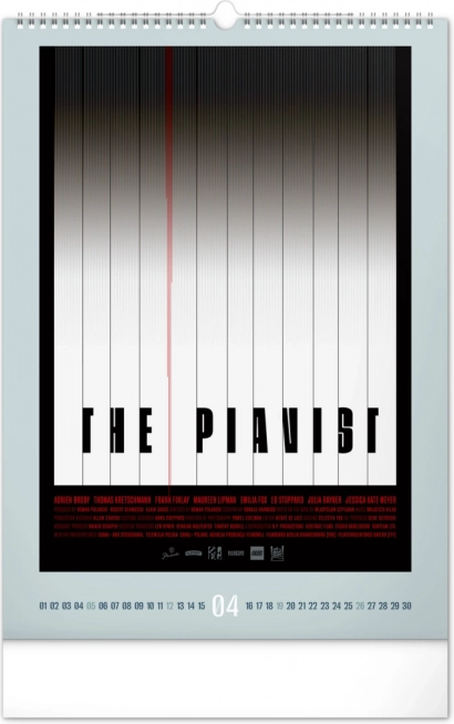 Wandkalender Alternatieve filmposters 2026