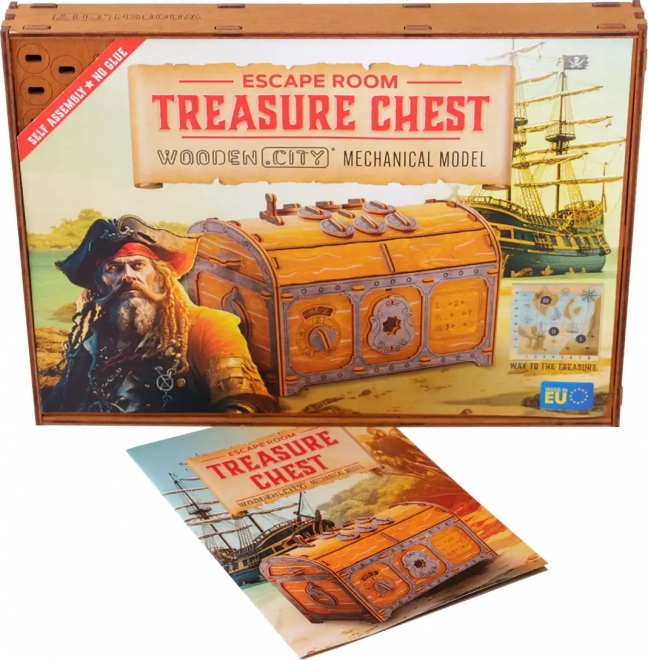 Escape Room Schatkist houten 3D-puzzel