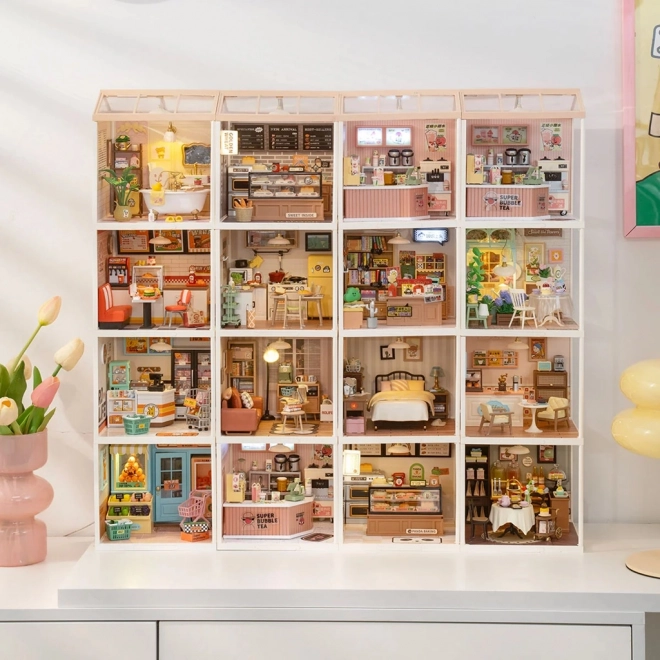 Miniatuurhuisje - meisjesbadkamer
