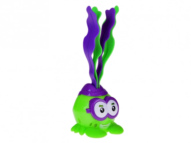 Leuke lichtgevende krab voor duikles