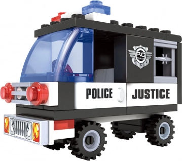compatibele bouwset BLOXO politieauto 48 stuks