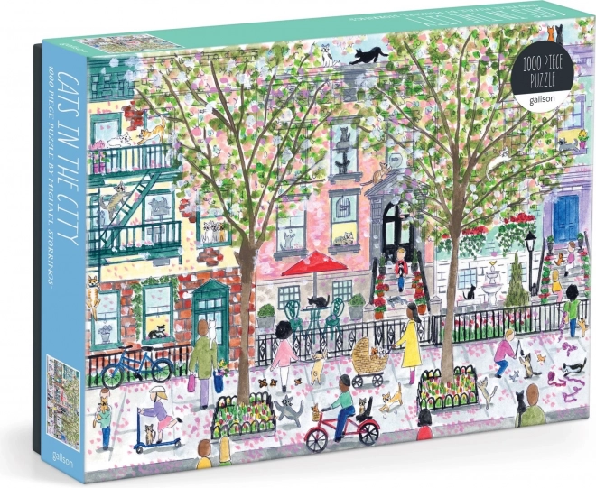 Puzzel Katten in de Stad 1000 Stuks