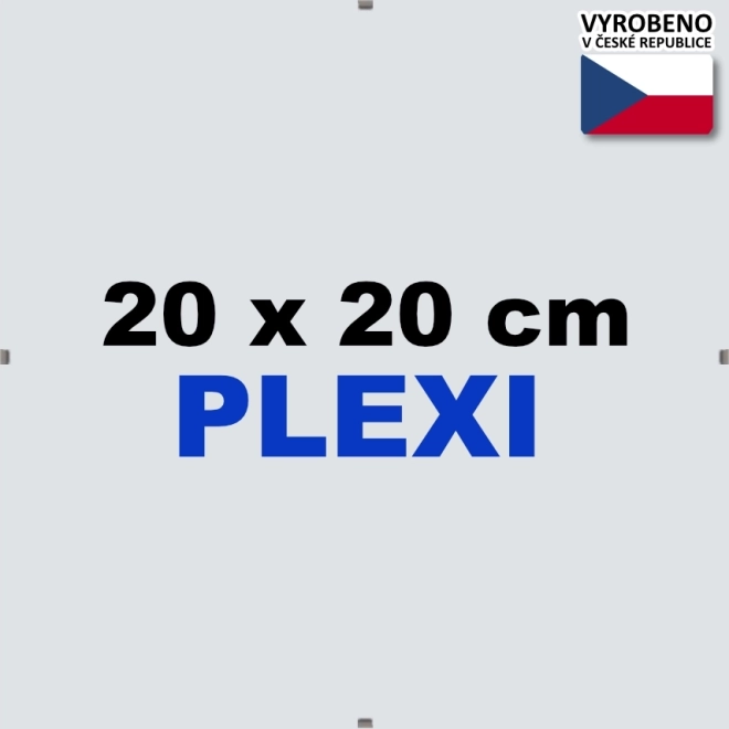 Euroclip frame 20x20 cm van plexiglas