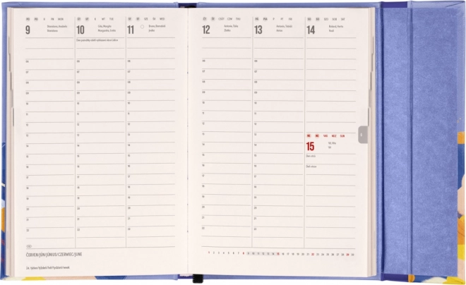 NOTIQUE Wekelijkse magnetische agenda De Kleine Prins 2025, 11 x 16 cm
