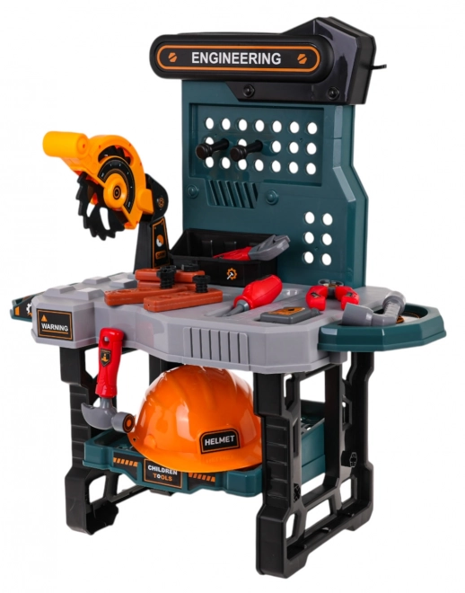 Kinderwerkplaats met gereedschap en accessoires