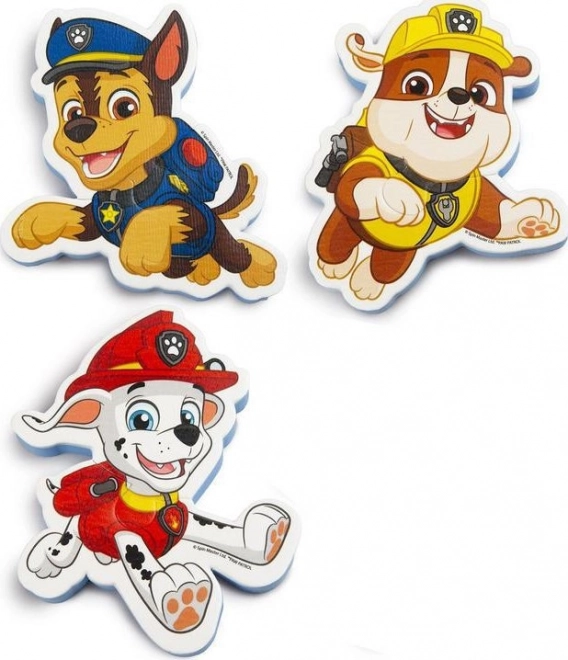 SPIN MASTER Foam puzzels - Waterspeelgoed voor in bad Paw Patrol 4x2 stukken