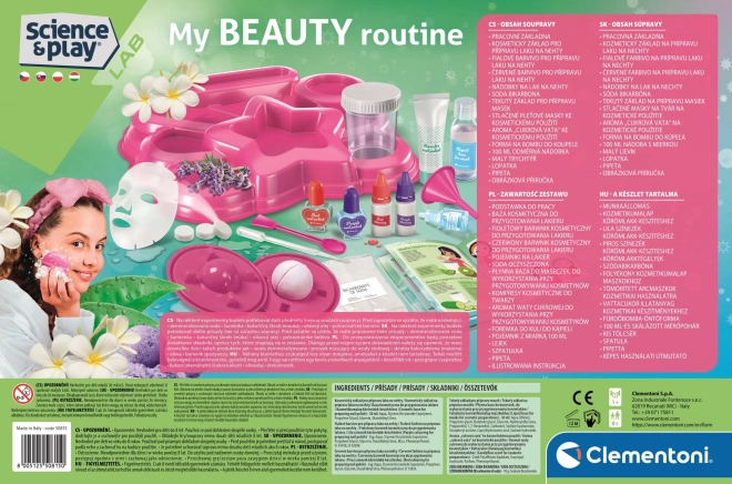 CLEMENTONI Wetenschap&Spel: Laboratorium Mijn cosmetische routine