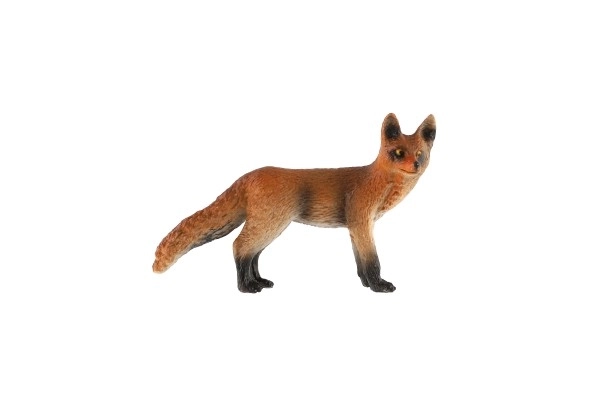 Plastic vossenfiguur 9 cm