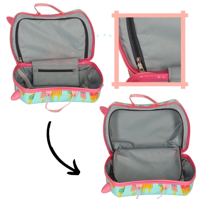 Kindertrolley met ijsjesthema