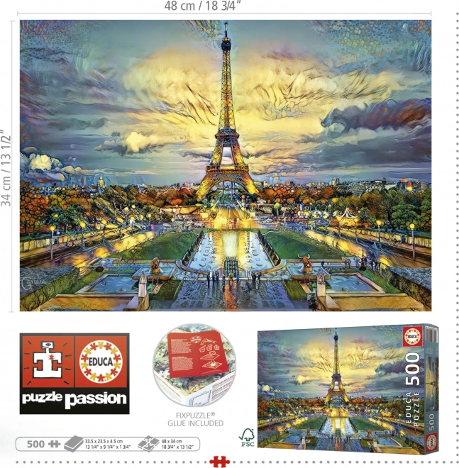 Educa puzzel Eiffeltoren 500 stukjes