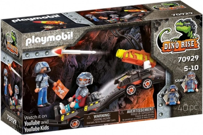 Playmobil Dino Rise Dino Mine kar met raketten