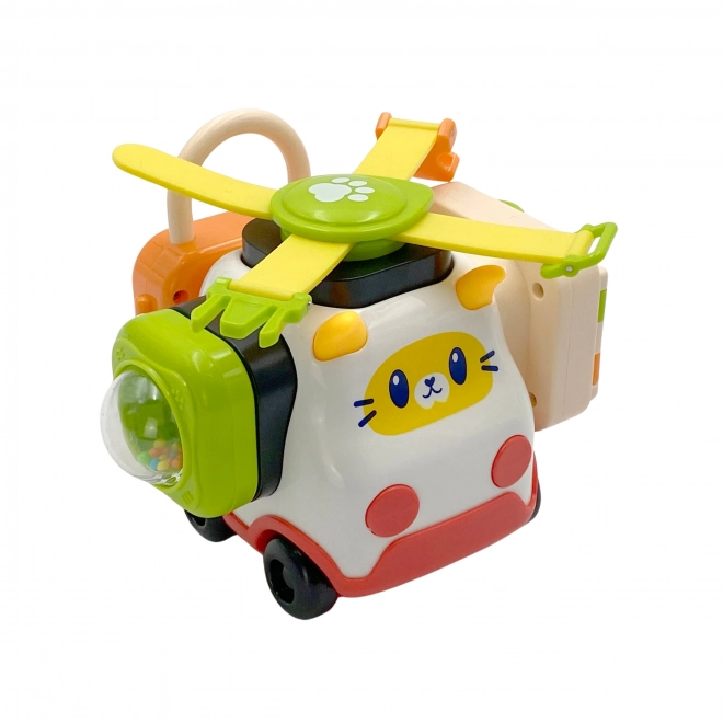 Woopie Montessori bouwset auto katje voor kinderen