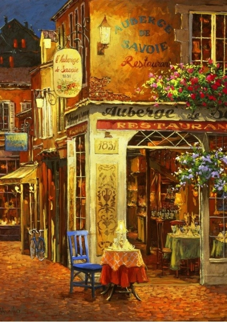 Puzzel Restaurant Auberge de Savoie 1000 stukjes van Bluebird