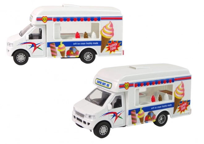 Auto Camper Lodziarnia en Fast-Food Resoraki met Wrijving Aandrijving