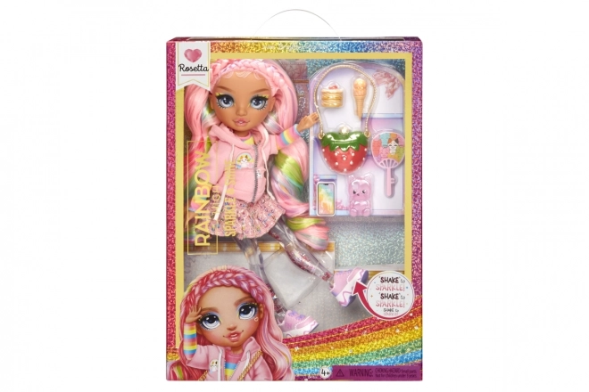 Rainbow High Sparkle & Shine Modepop - Rosetta (Roze)