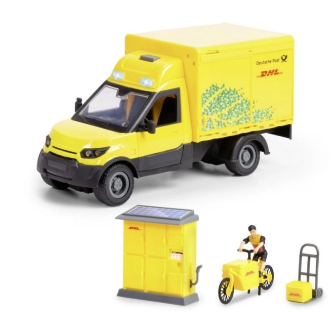 Set met voertuig DHL 25 cm City