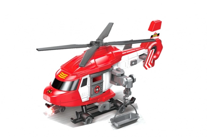 Brandweerhelikopter 1:16
