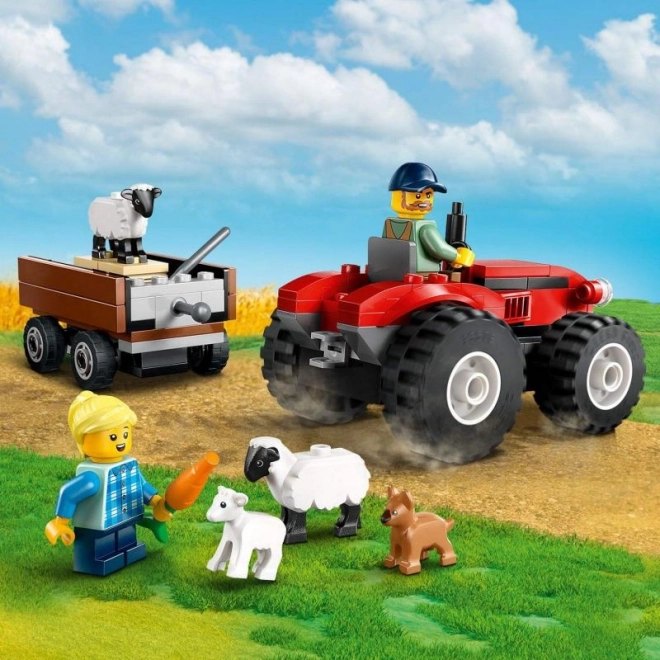 LEGO® City 60461 Rode tractor met aanhanger en schapen