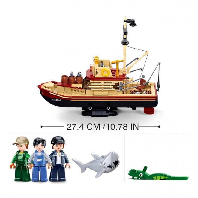 Sluban ModelBricks M38-B1118 Vissersboot Catherine
