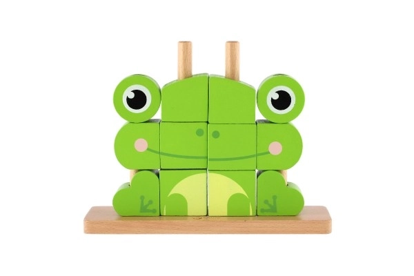 Houten puzzel - Kikker