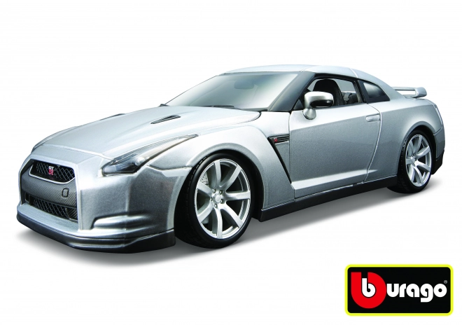 Bburago 1:18 2009 Nissan GT-R Metallic zilver 18-12079