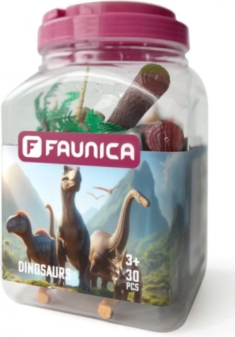 Set figuren en accessoires met dinosaurusmotief, 30 stuks