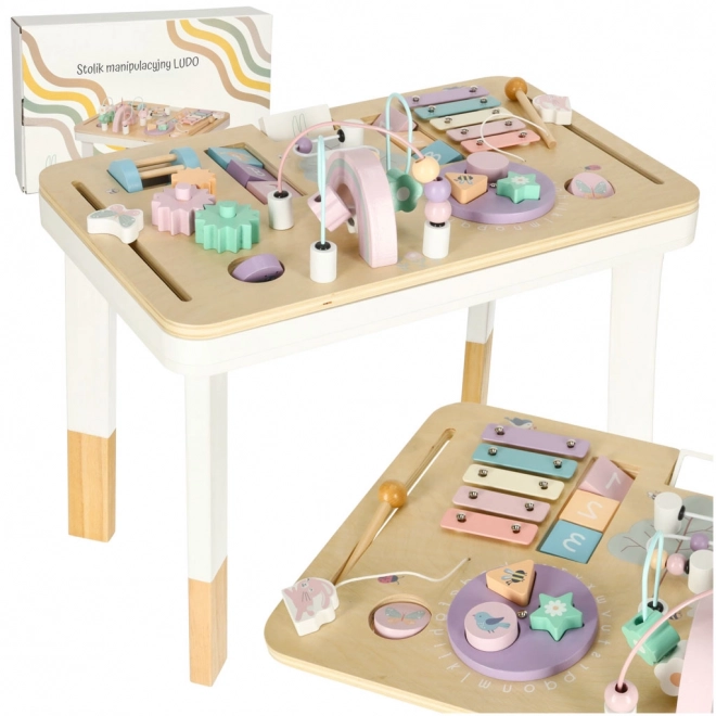 Interactieve Montessori tafel Lulilo roze