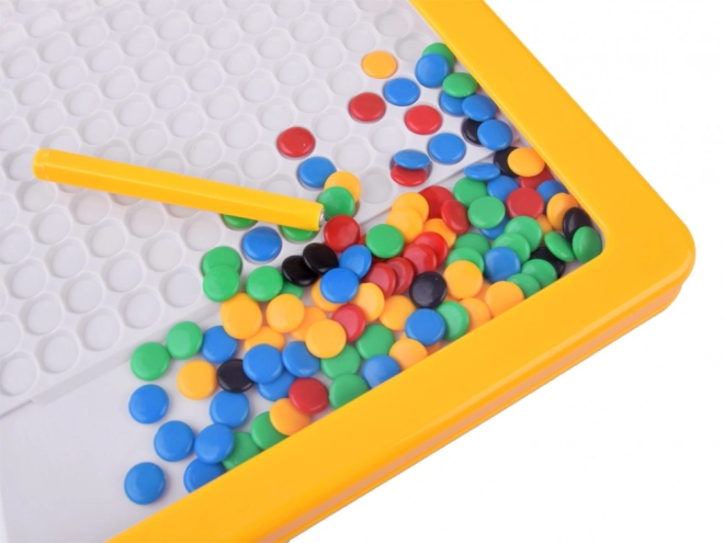 Onderwijs magnetisch bord met staafjes om te stapelen