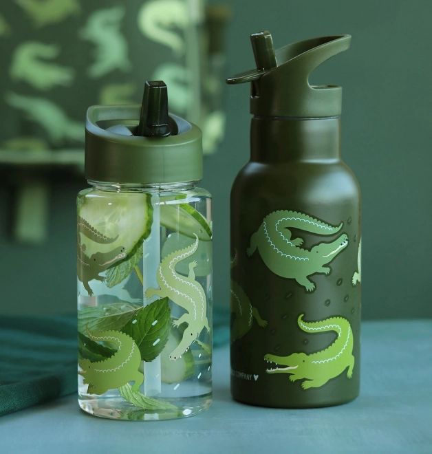 A Little Lovely Company Drinkfles – Krokodil