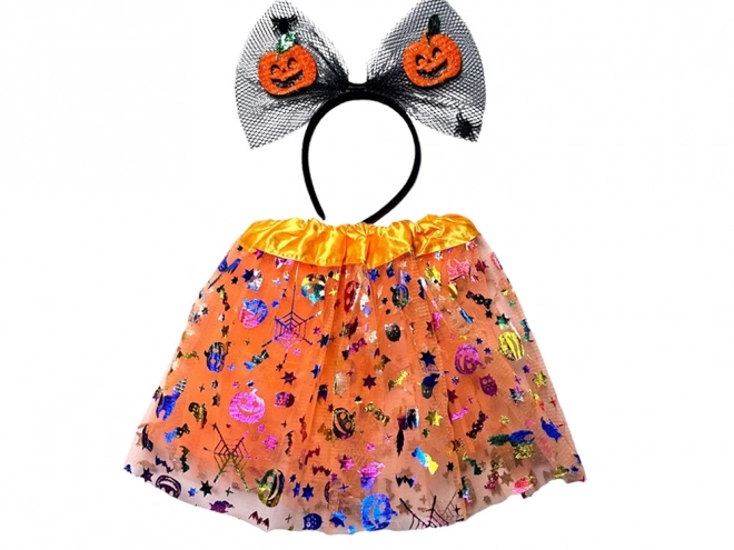 Halloweenkostuum met hoofdband en tuturok
