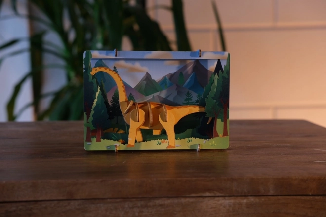 EscapeWelt 3D houten puzzel Brontosaurus